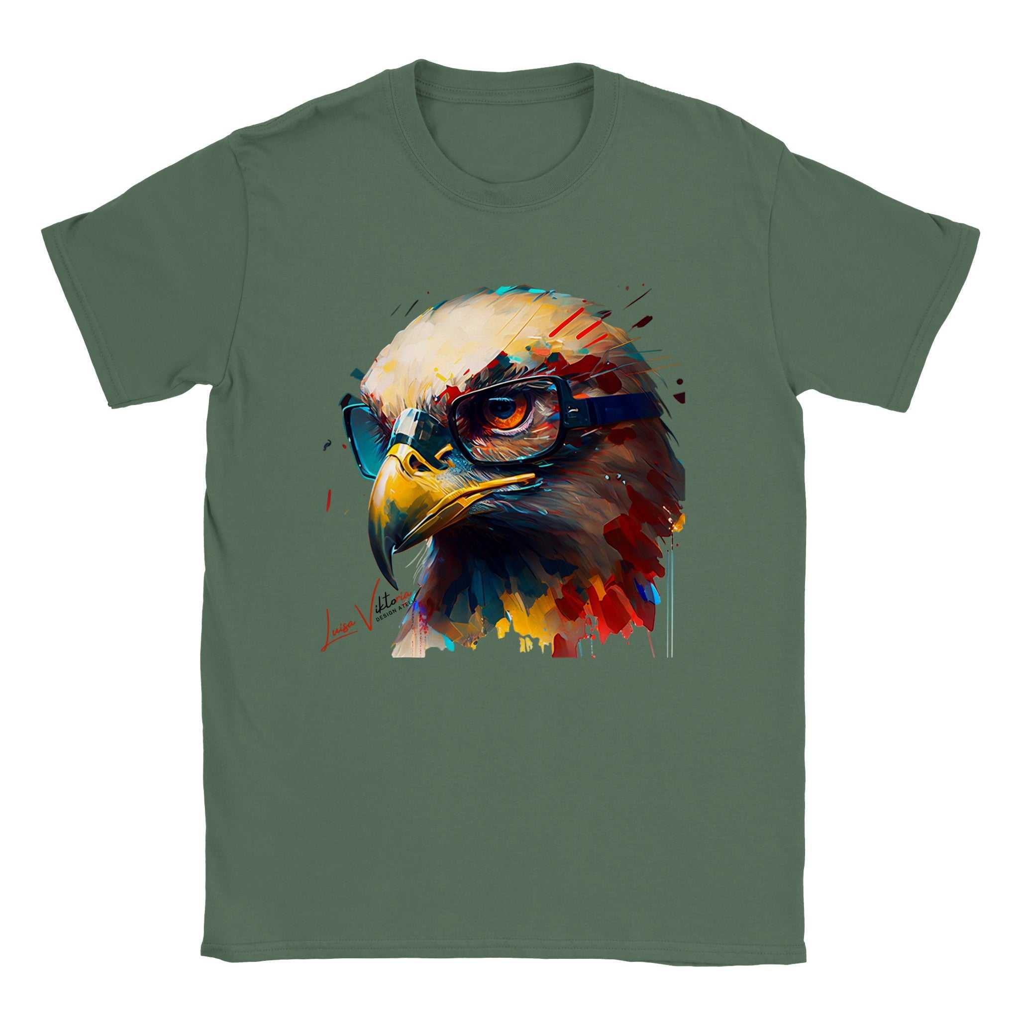 Unisex Trend Art Design T-Shirt. Adler. Luisa Viktoria