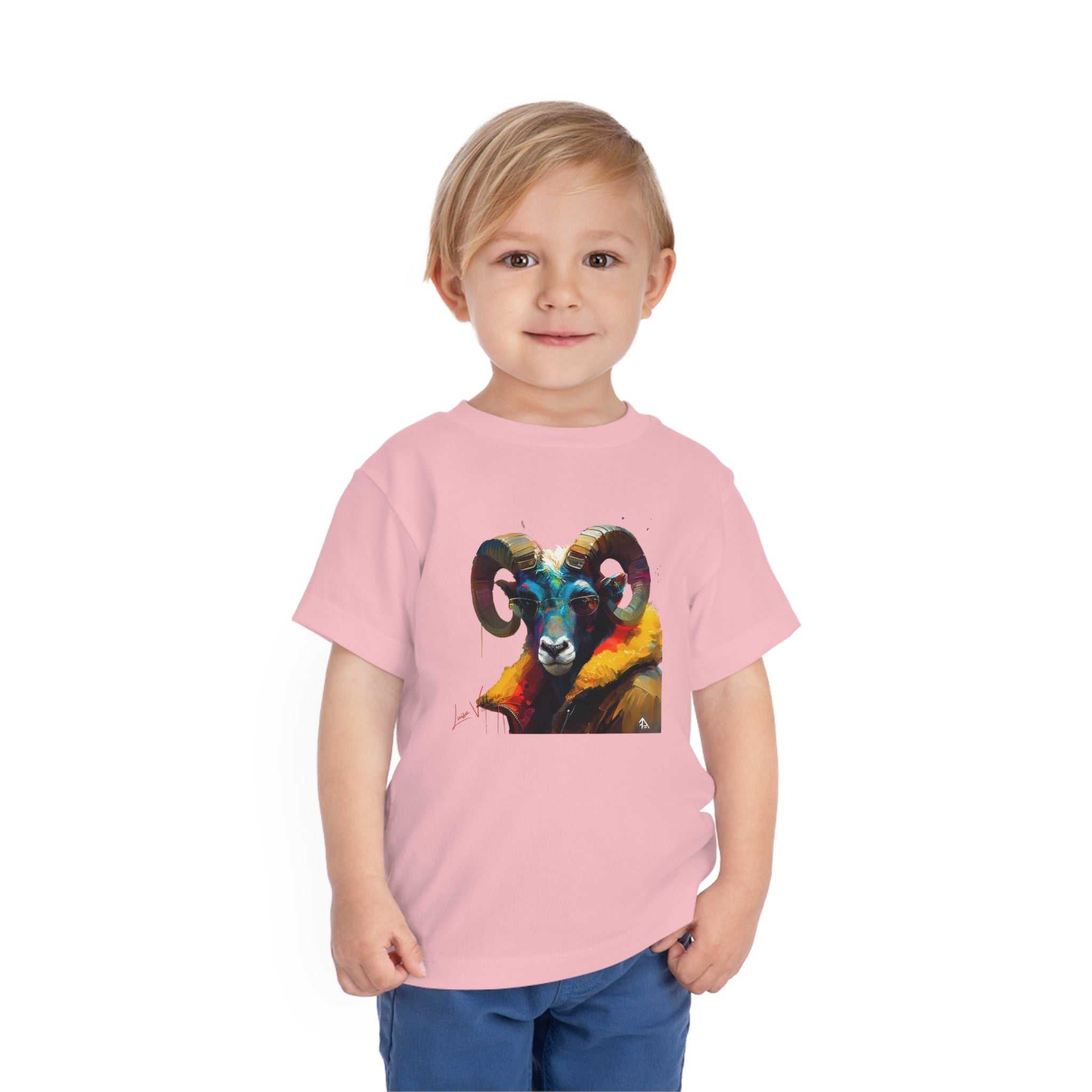 Aries Lifestyle Kids Animal T-Shirt red
