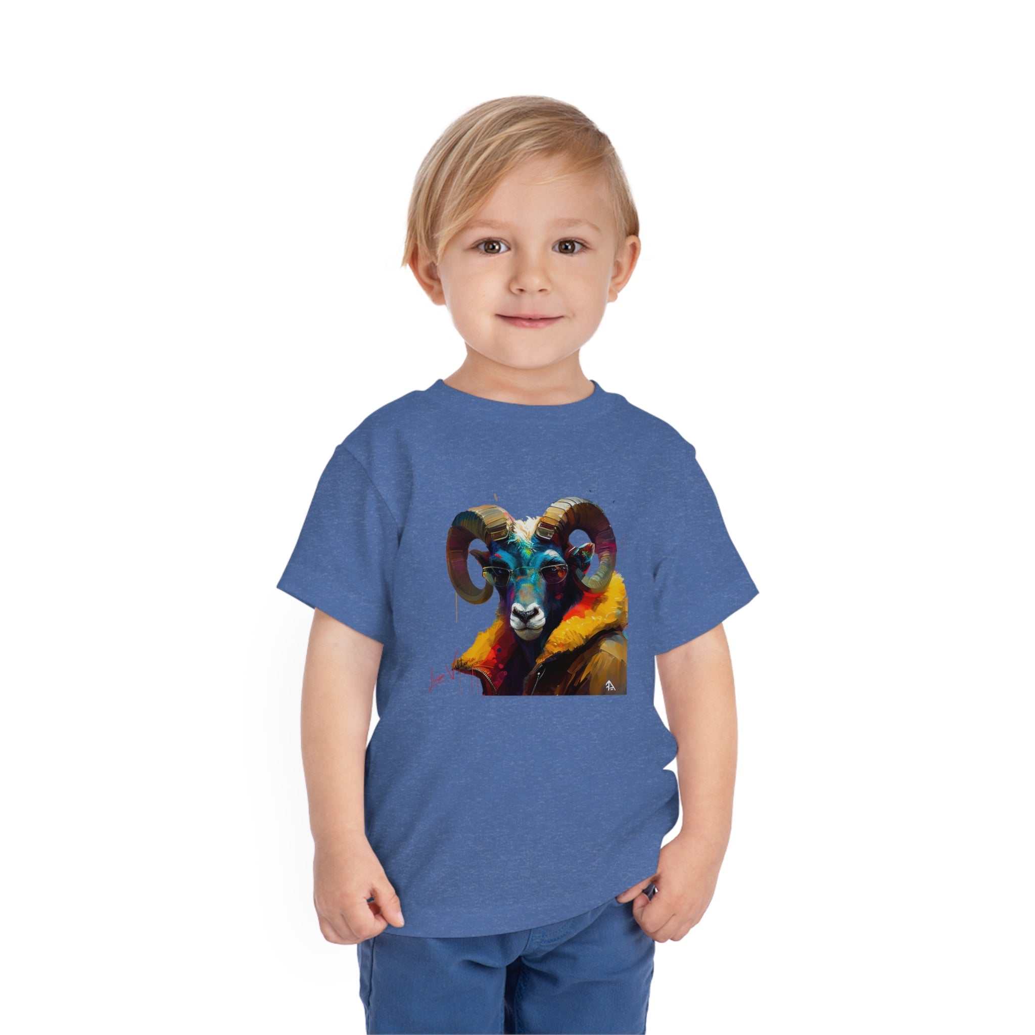 Aries Lifestyle Kids Animal T-Shirt blue