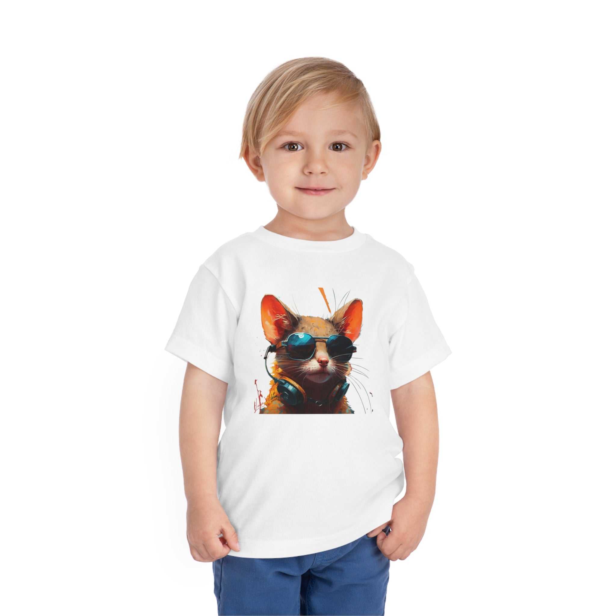 Fancy mice Lifestyle Kids Animal T-Shirt white
