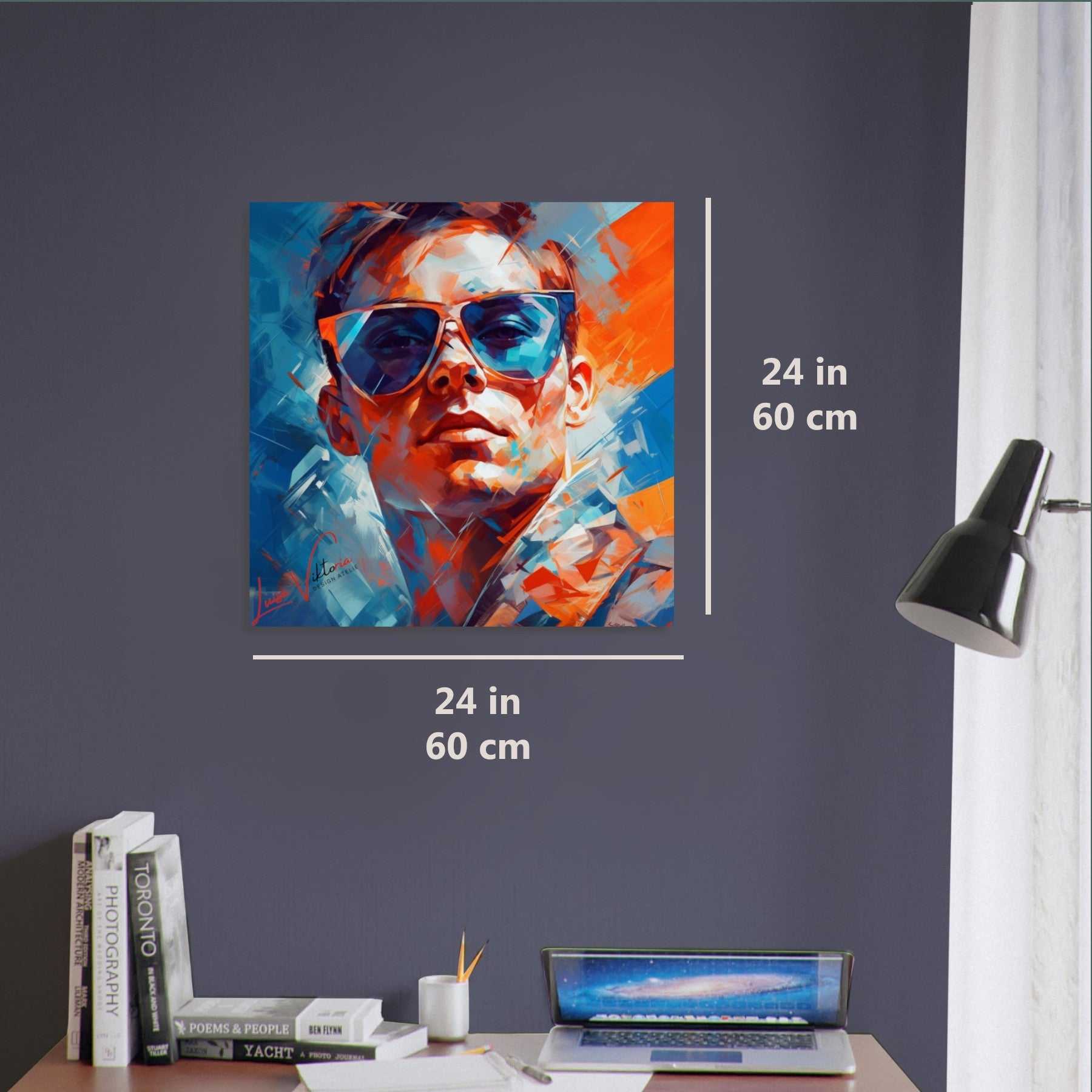 Stylish Guy luxury wall art decor unique gift Luisa-Viktoria