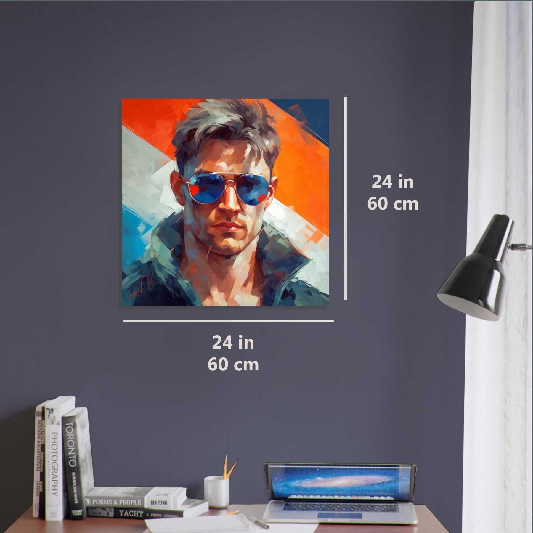 Charismatic Man luxury wall art decor unique gift Luisa-Viktoria