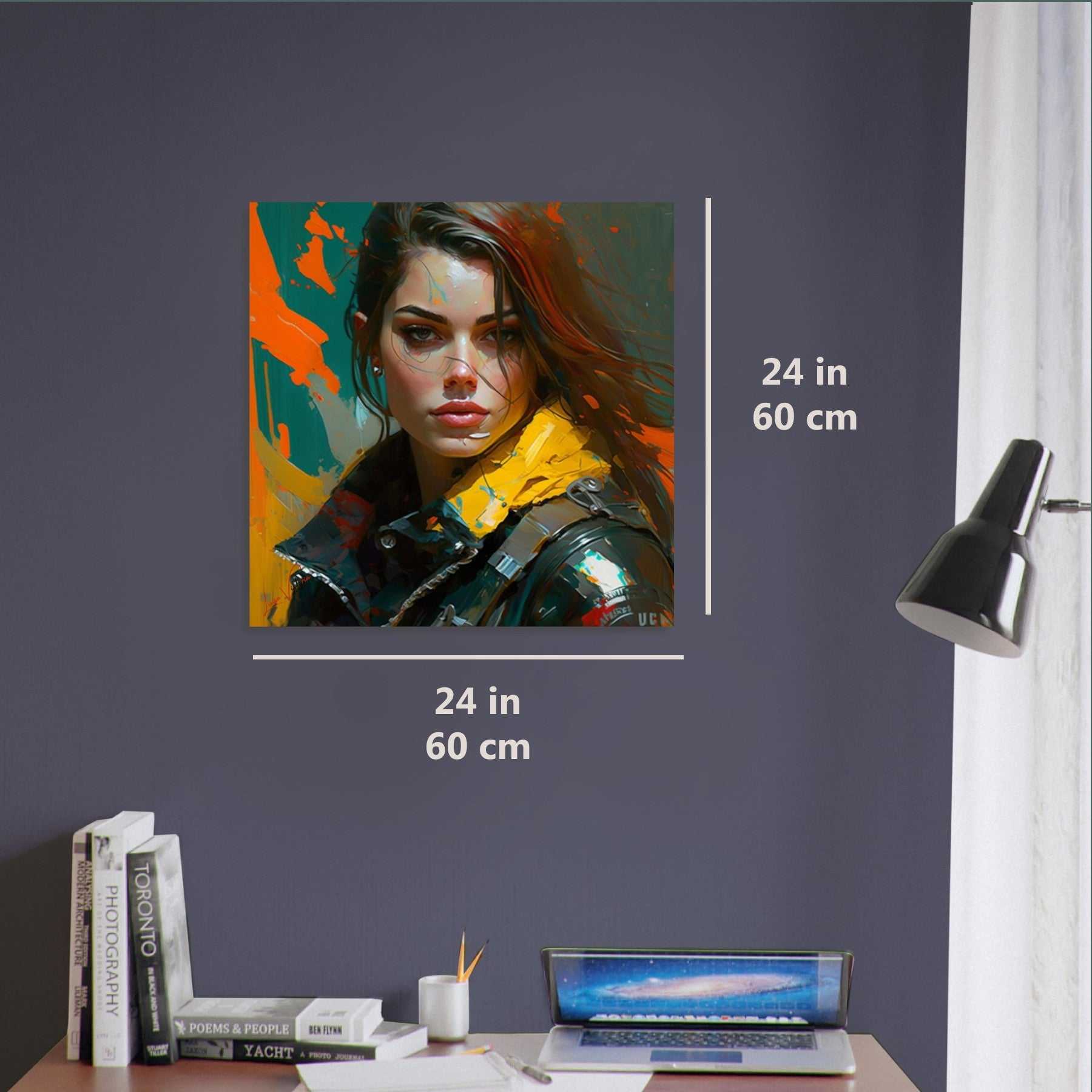 Stylish Lady luxury wall art decor unique gift Luisa-Viktoria