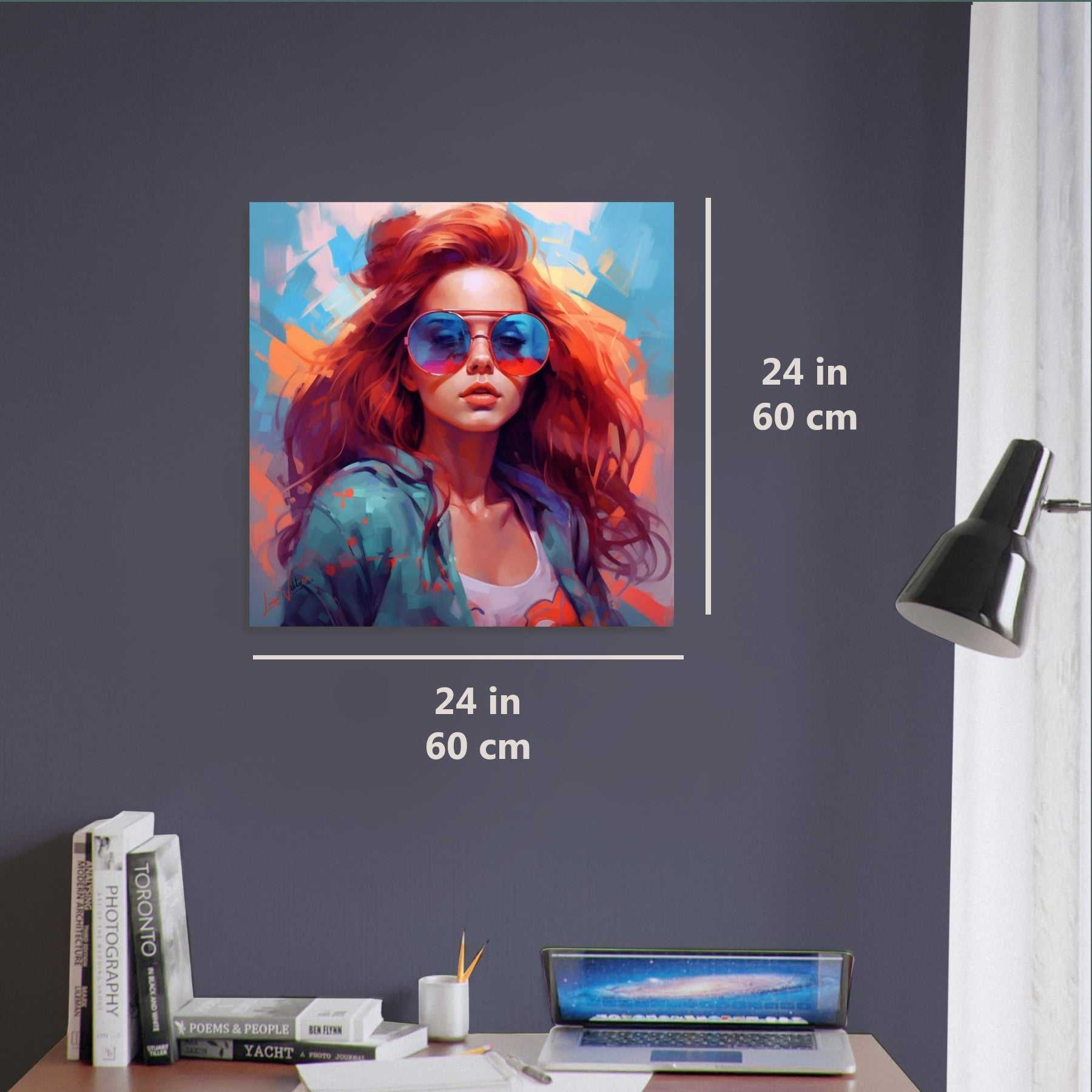 Young Girl luxury wall art decor unique gift Luisa-Viktoria