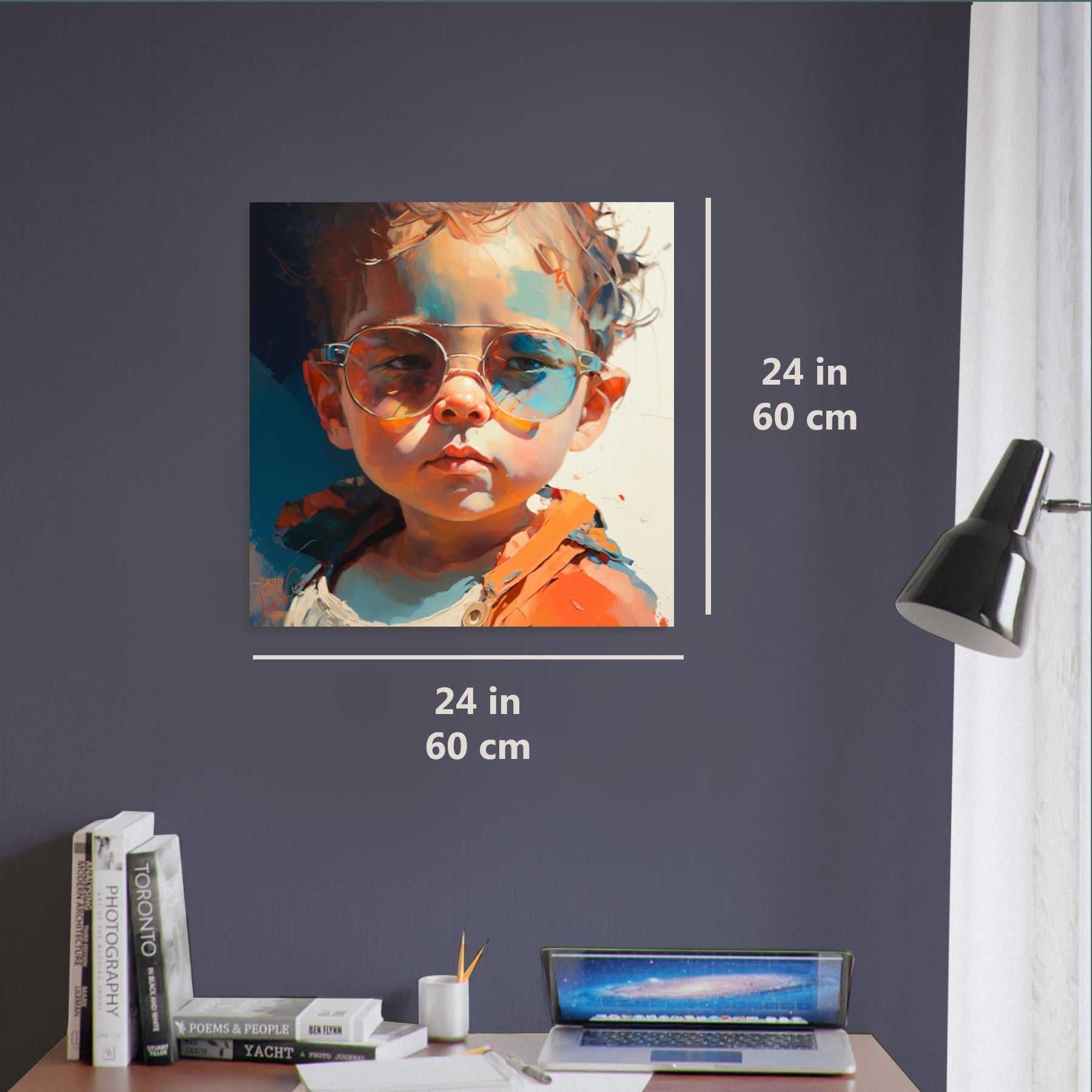 Elegant Boy luxury wall art decor unique gift Luisa-Viktoria