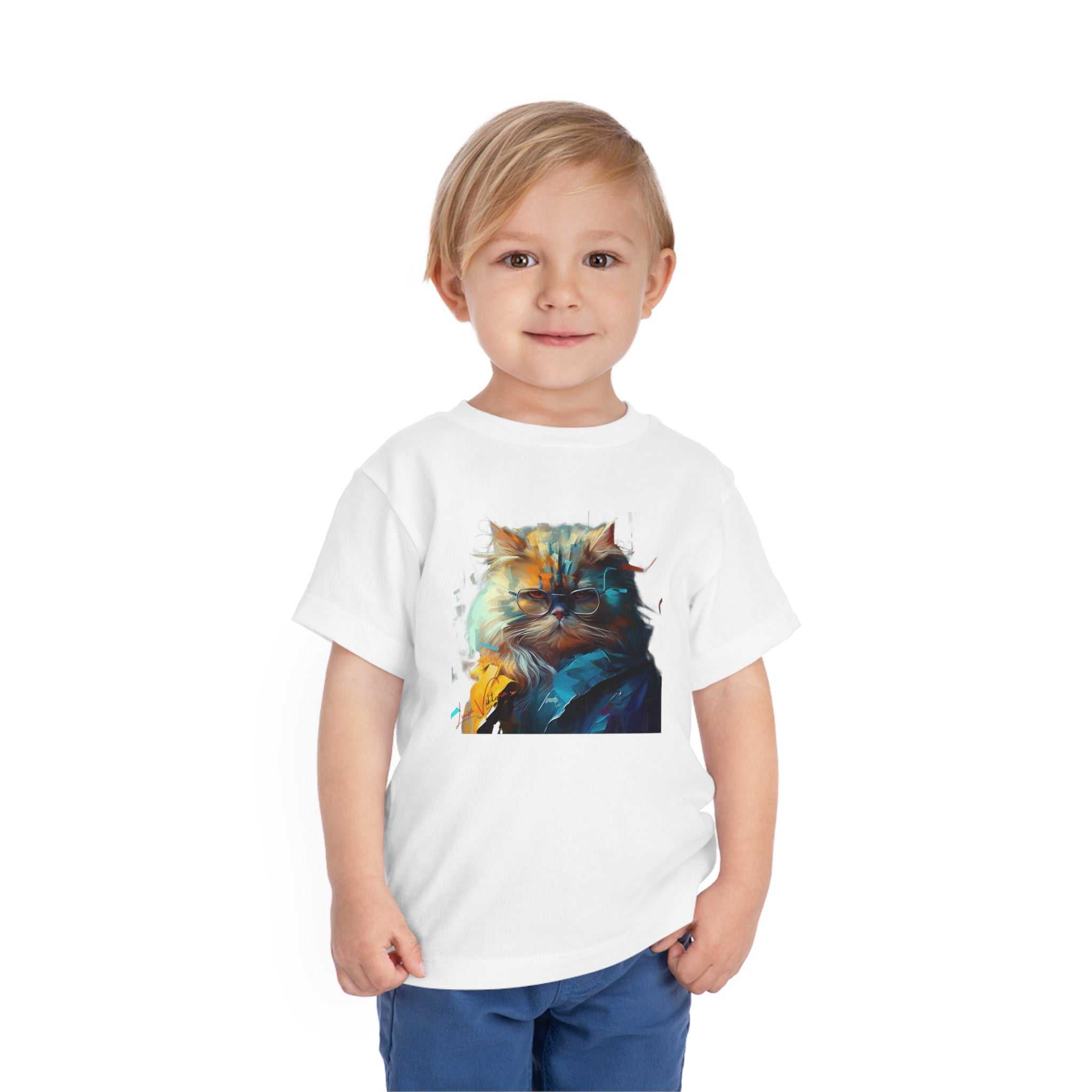 Persian cat Lifestyle Kids Animal T-Shirt white