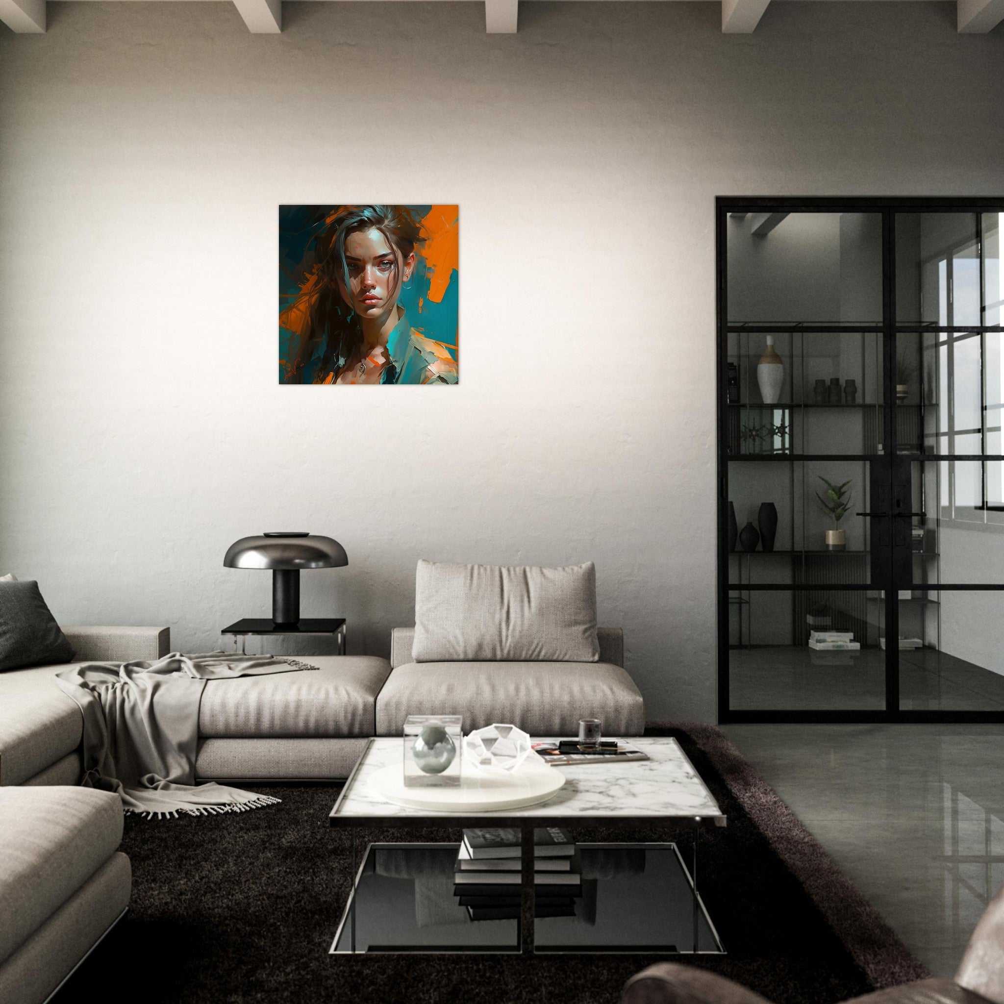 Beautiful Lady luxury wall art decor unique gift