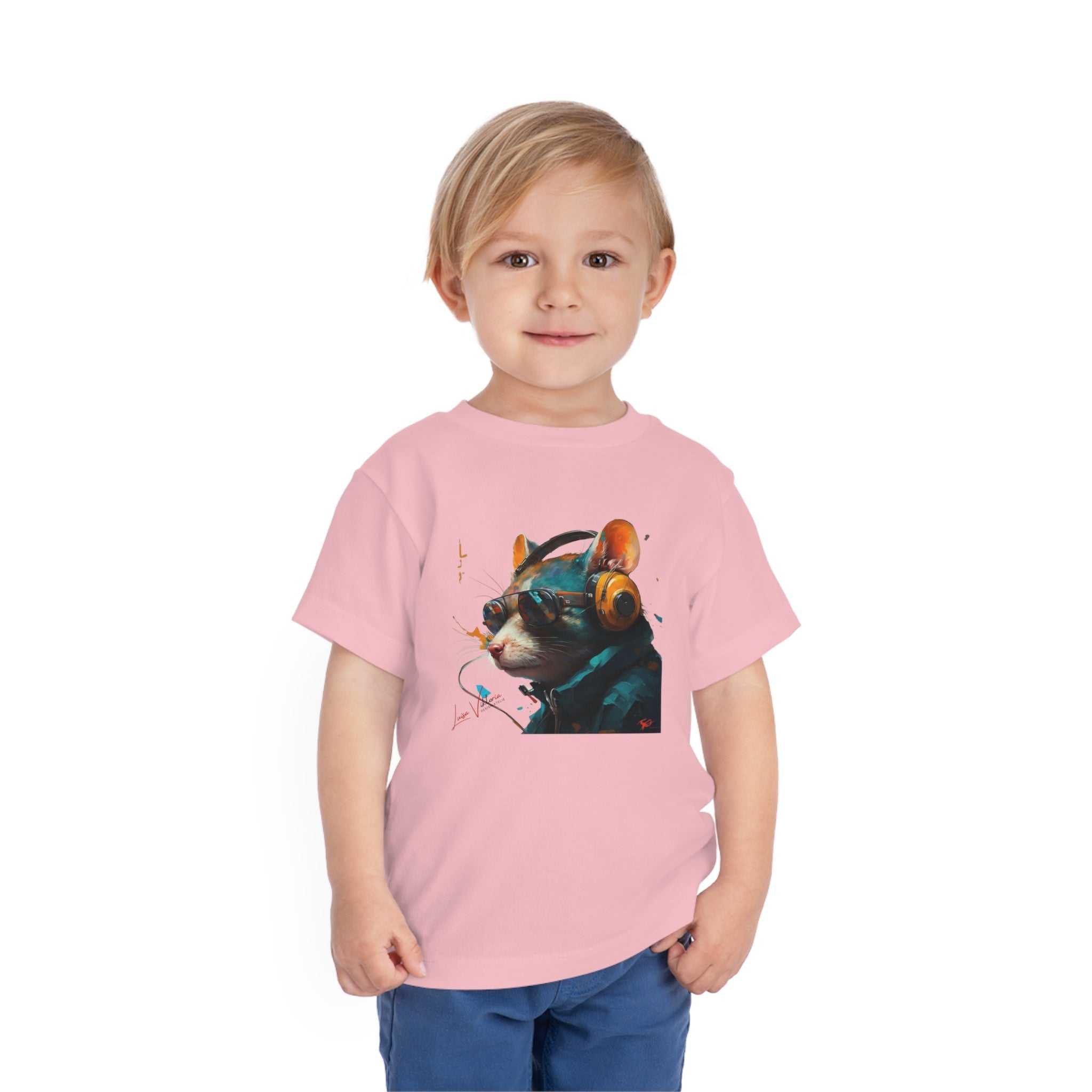 Rat Lifestyle Kids Animal T-Shirt red