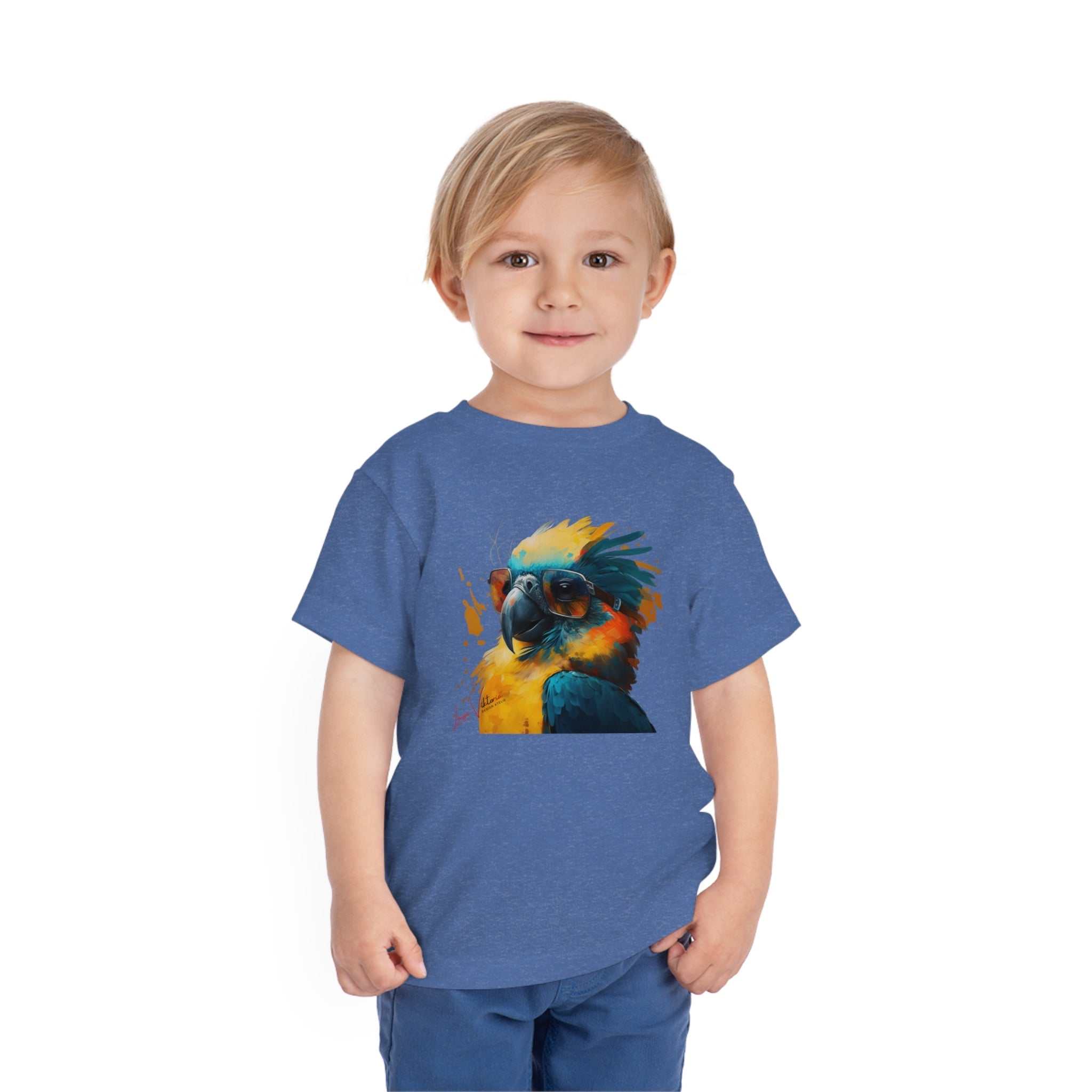 Parrot Lifestyle Kids Animal T-Shirt blue