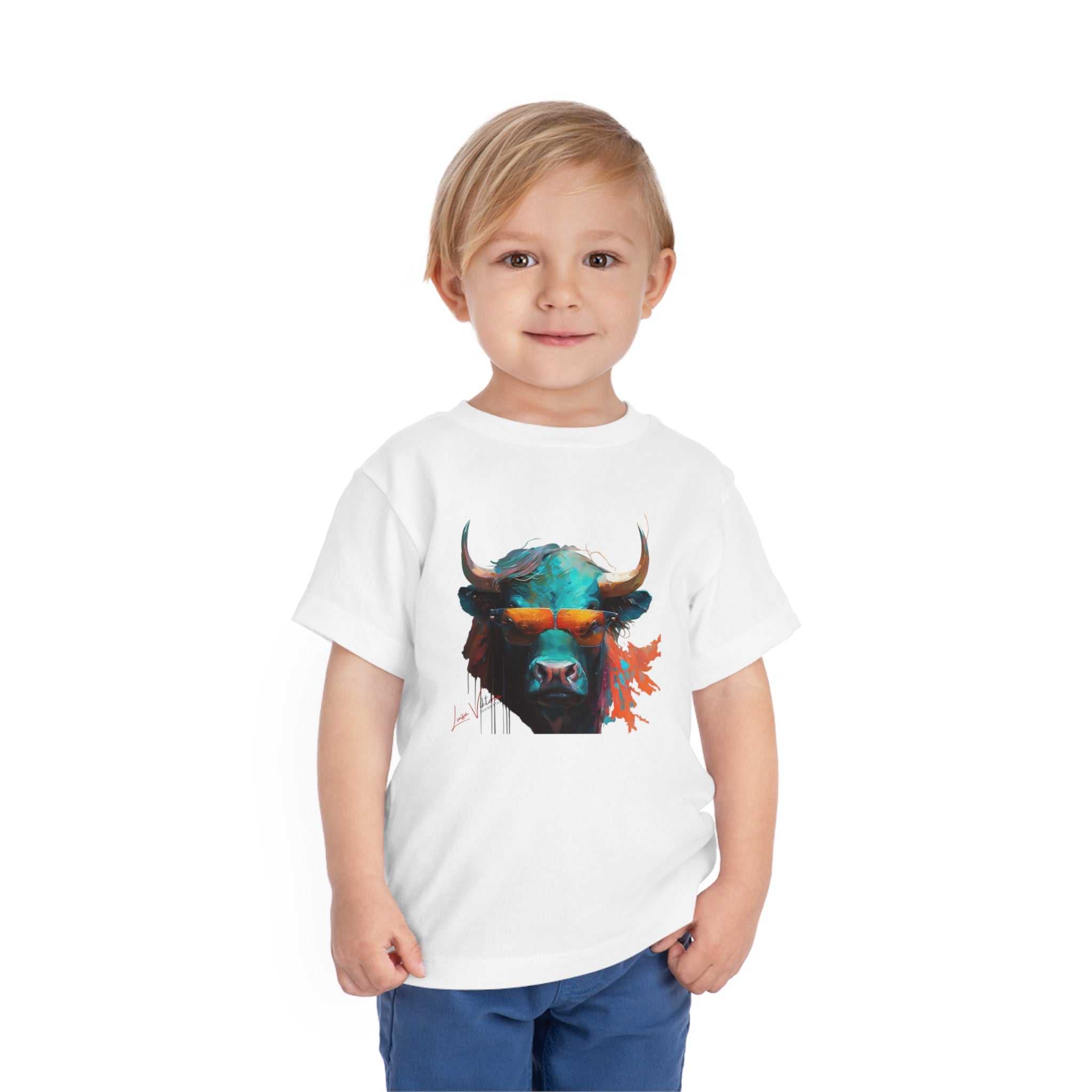 Bull Lifestyle Kids Animal T-Shirt white