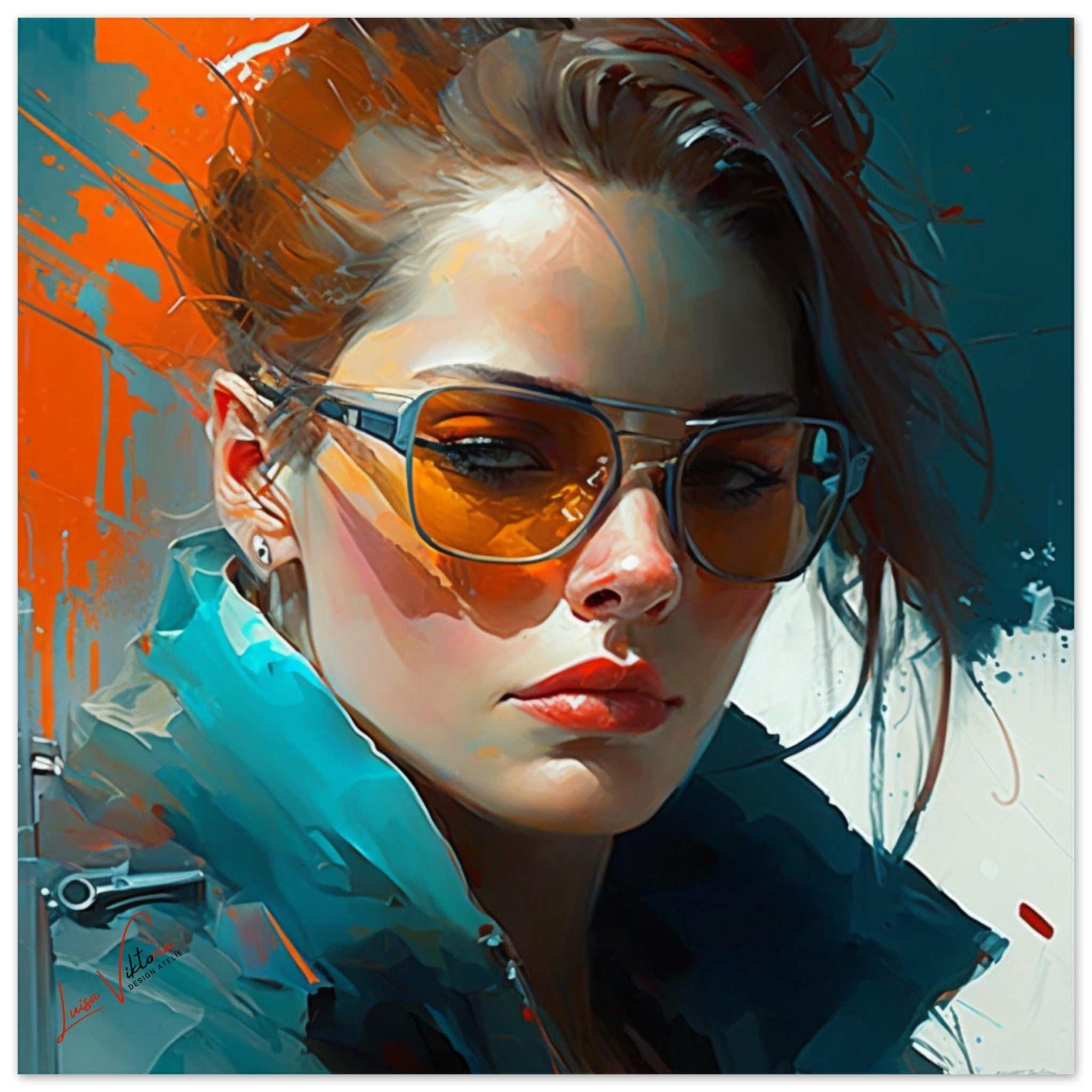 Female Elegance luxury wall art decor unique gift Luisa-Viktoria
