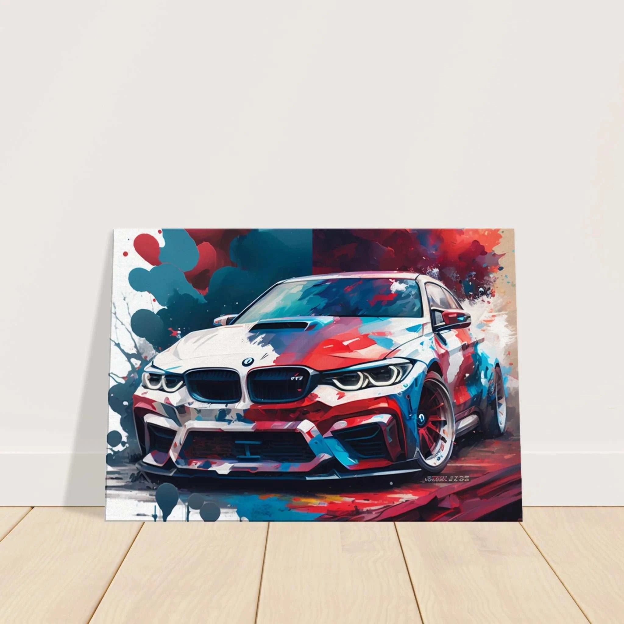 BMW 330 Canvas Wall Art