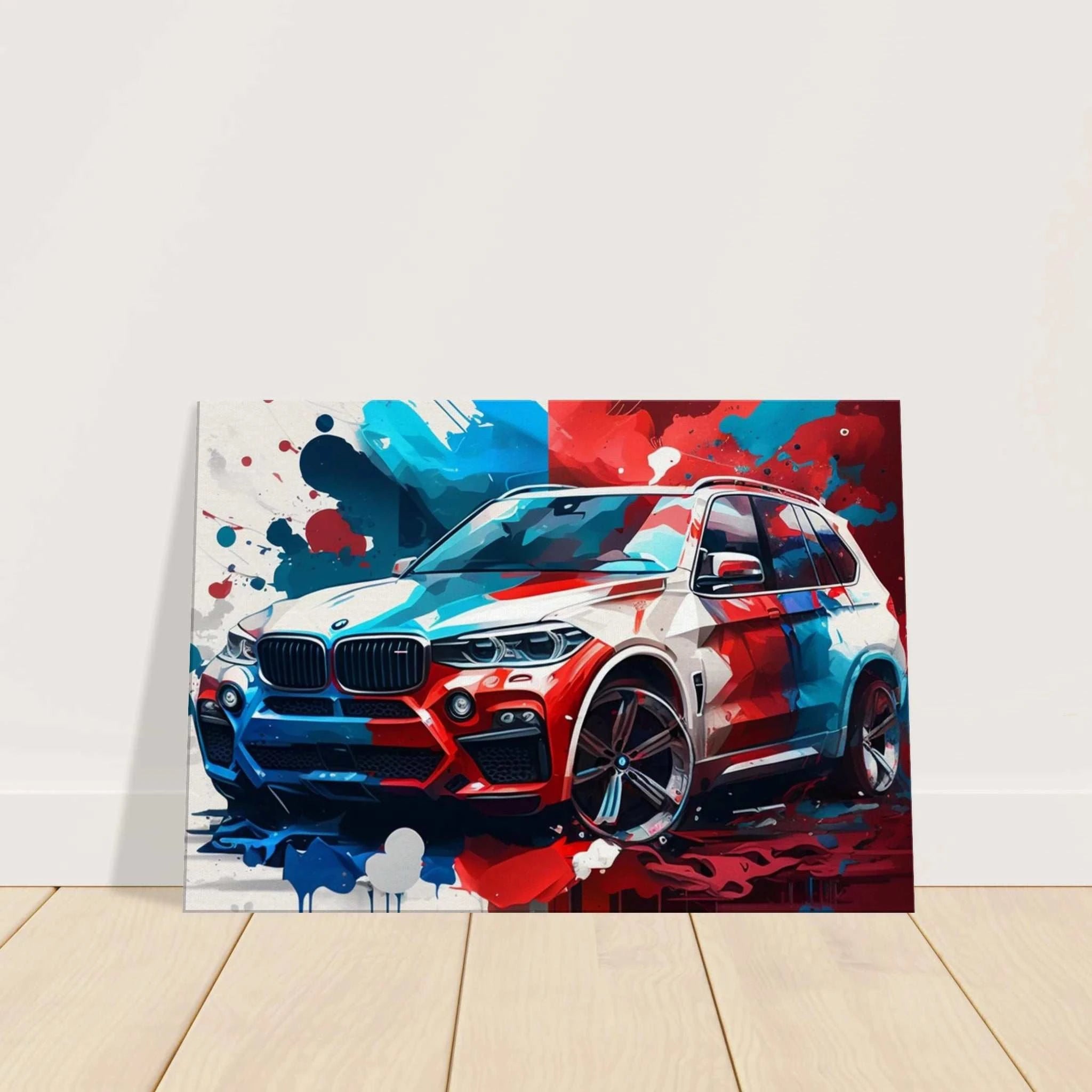 BMW X5 Canvas Wall Art Premium Wrapped