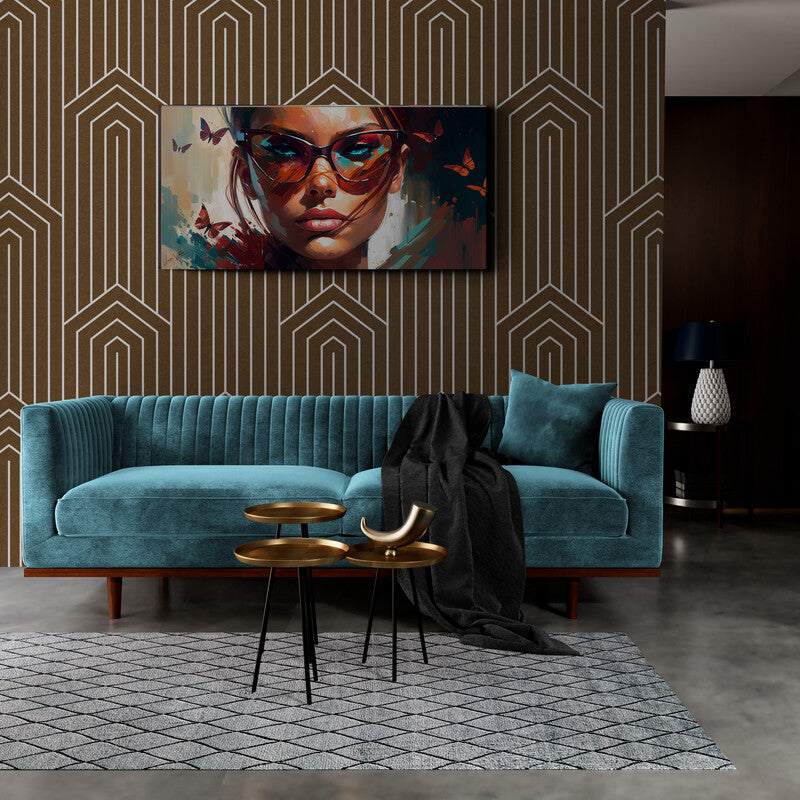 Luxurious Color Worlds: Design Canvas. Burgundy, Terracotta. by Luisa Viktoria.