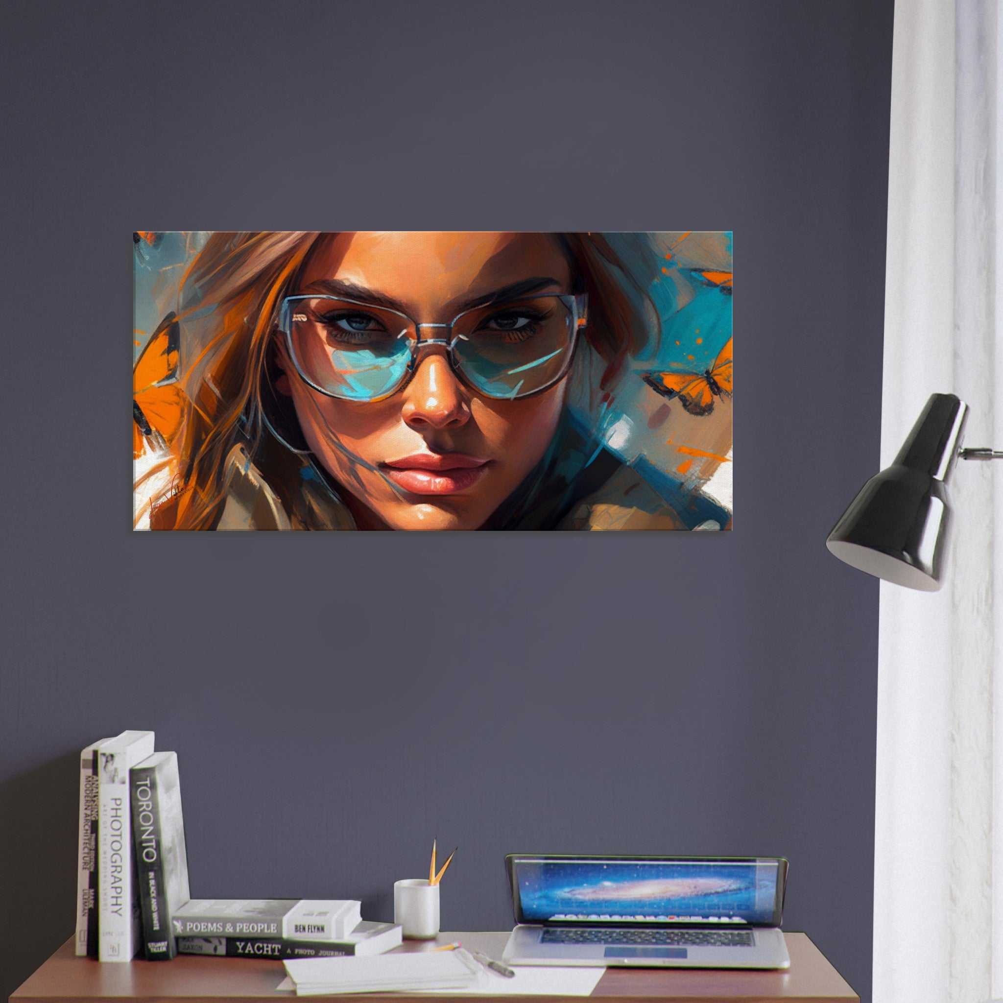 Colorful Wall Art, canvas gift, Luisa Viktoria.