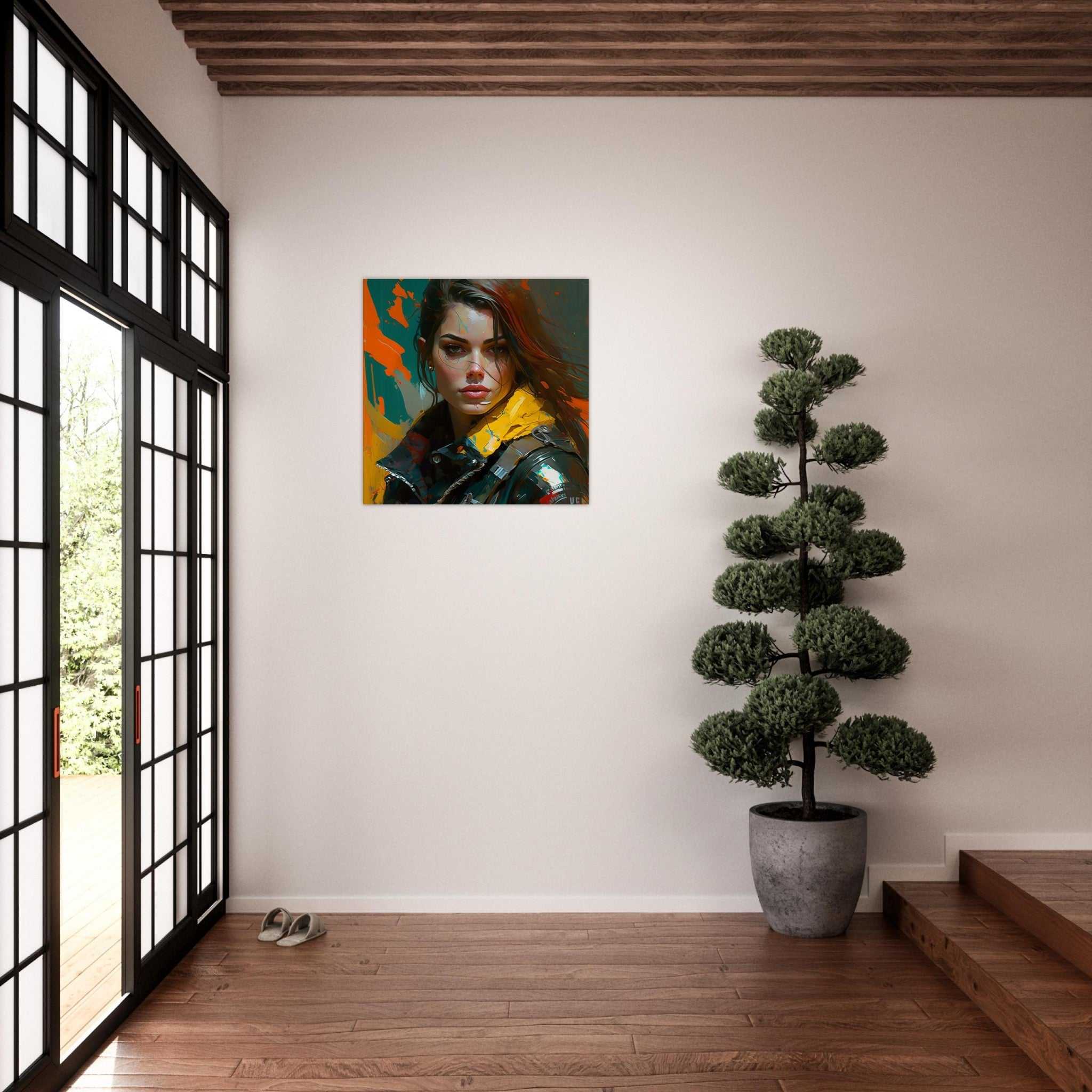Stylish Lady luxury wall art decor unique gift