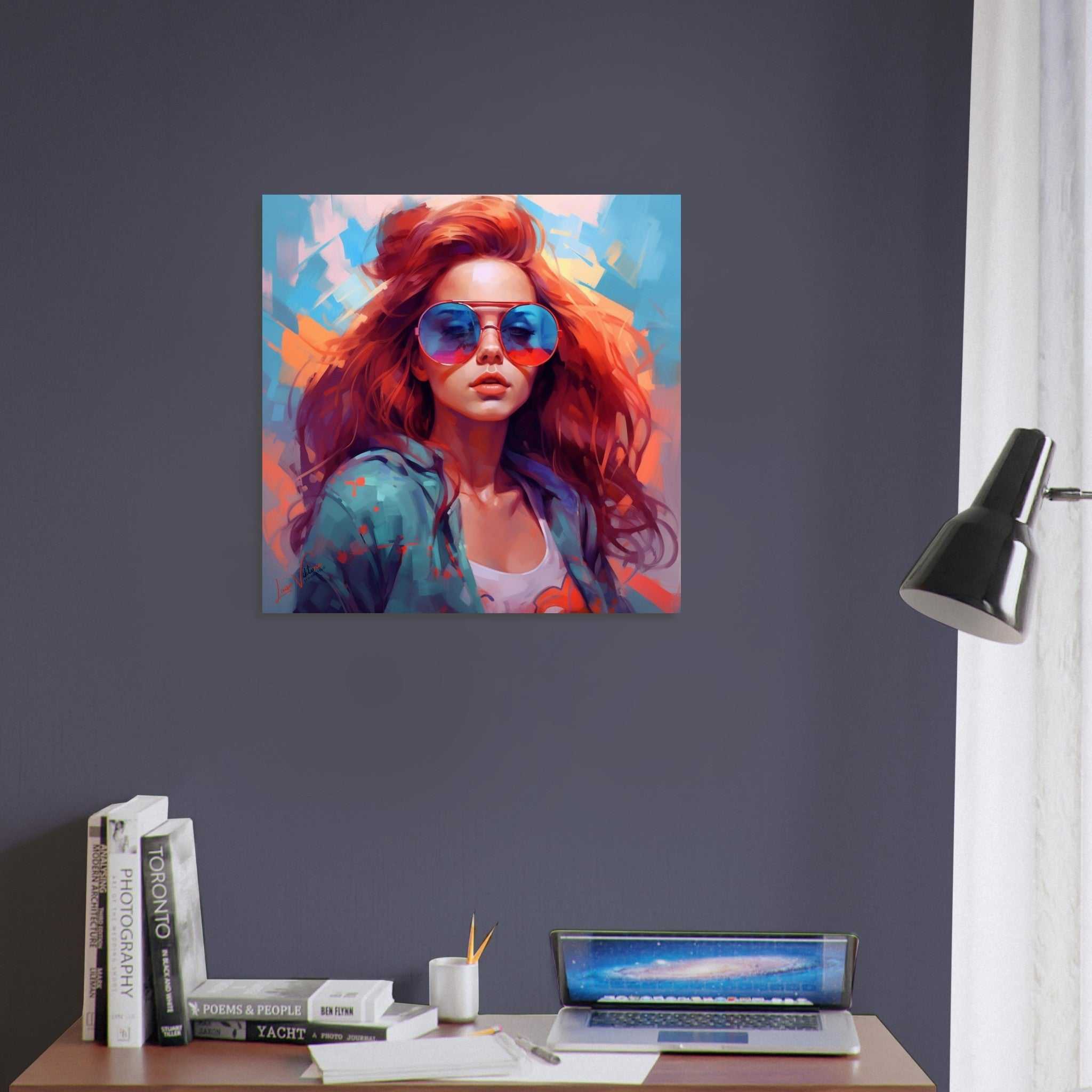 Young Girl luxury wall art decor unique gift