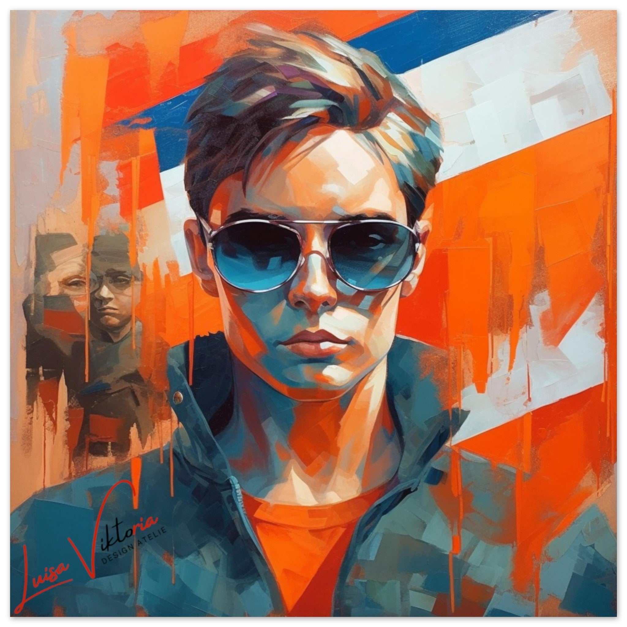Cool Guy luxury wall art decor unique gift Luisa-Viktoria