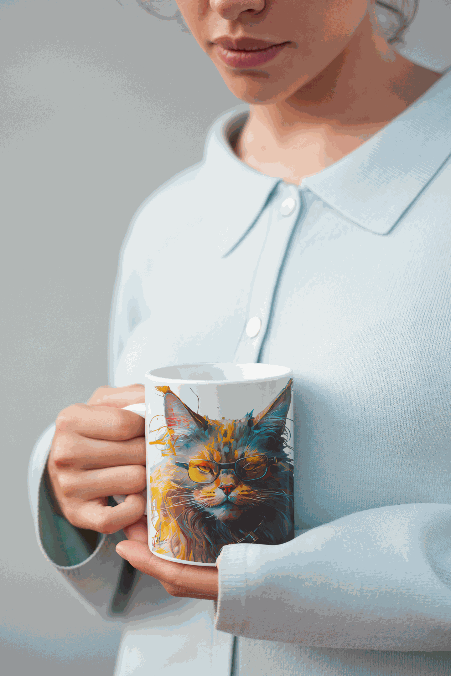 Maine Coon ceramic coffee mug