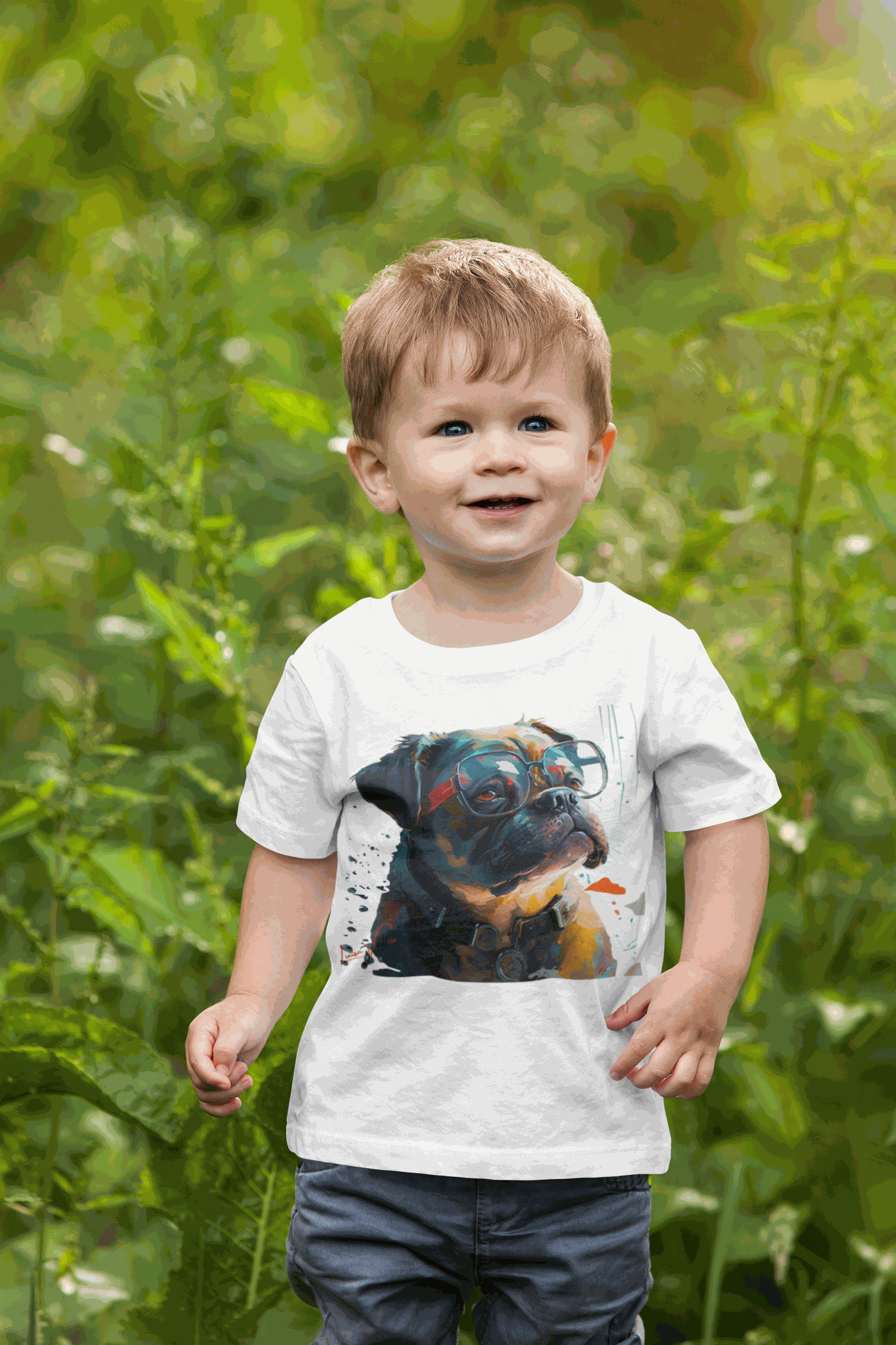 Pug Mops Lifestyle Kids Animal T-Shirt