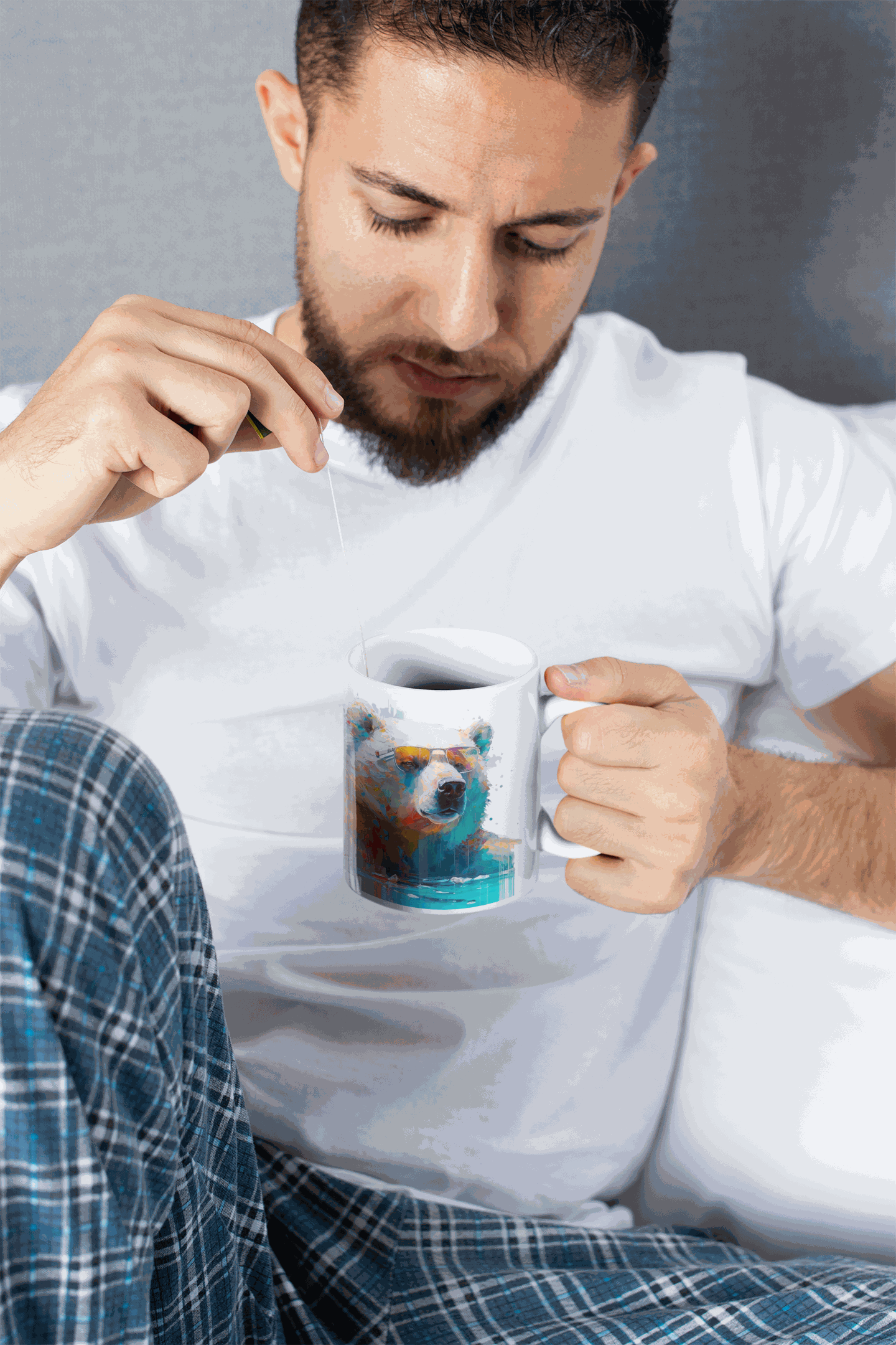Polar Bear ceramic coffee mug