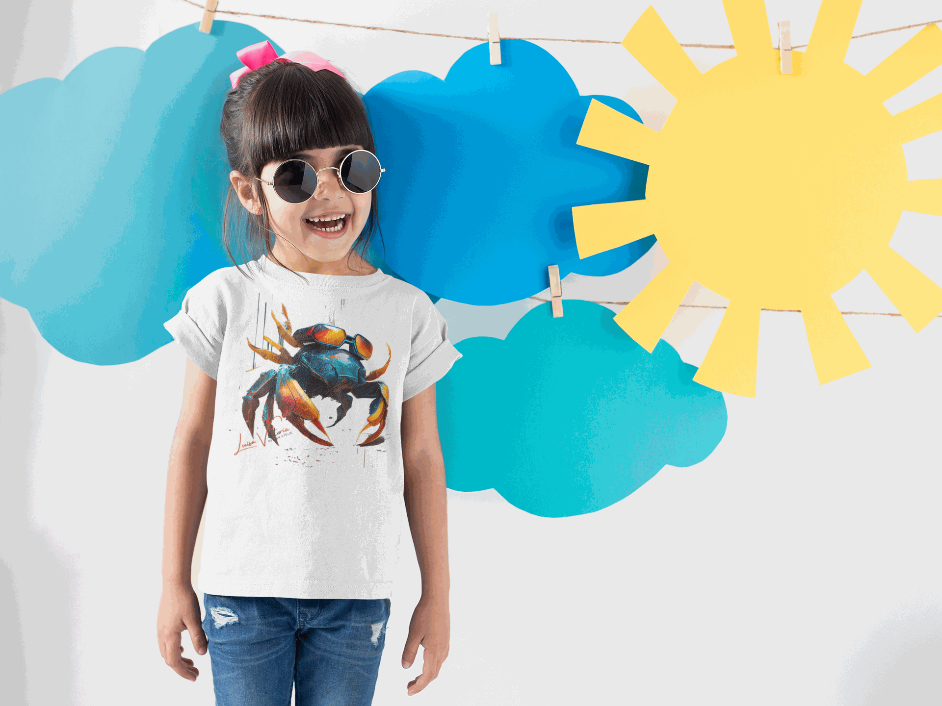 Crab Lifestyle Kids Animal T-Shirt