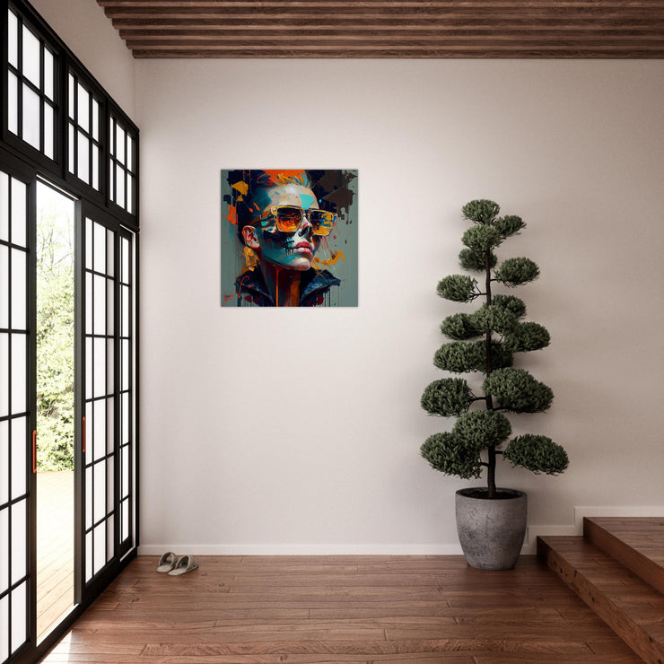  woman skull, modern art, design gift, by Luisa Viktoria