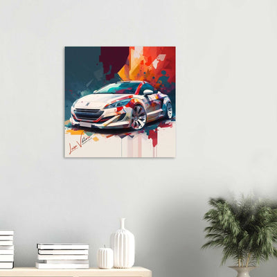 Car Peugeot RCZ luxury wall art decor is a unique gift