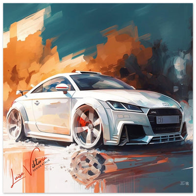 Car Audi TT luxury wall art decor is a unique gift Luisa-Viktoria