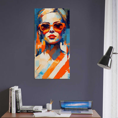 A timeless beauty vertical canvas wall art print Luisa-Viktoria