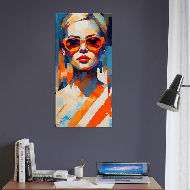 Luxury trendy canvas, a timeless beauty. colorful wall art, canvas gift, Luisa Viktoria.