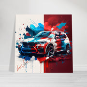 Car BMW X5 luxury wall art decor is a unique gift