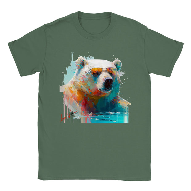 Trend Art Design T-Shirt. Polar bear. Luisa Viktoria
