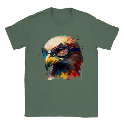 Unisex Trend Art Design T-Shirt. Adler. Luisa Viktoria