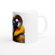 Ceramic Mug 11oz, Aries, Design gift, by Luisa Viktoria