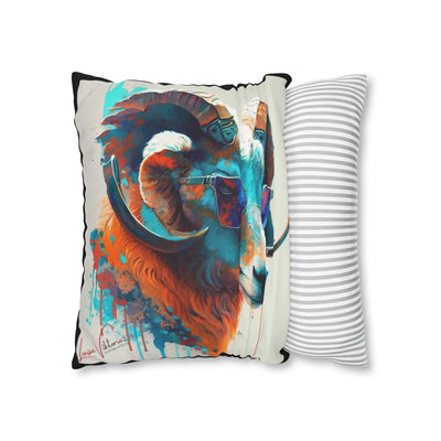 Capricorn with glasses, Animal Art, Desing gift, by Luisa Viktoria