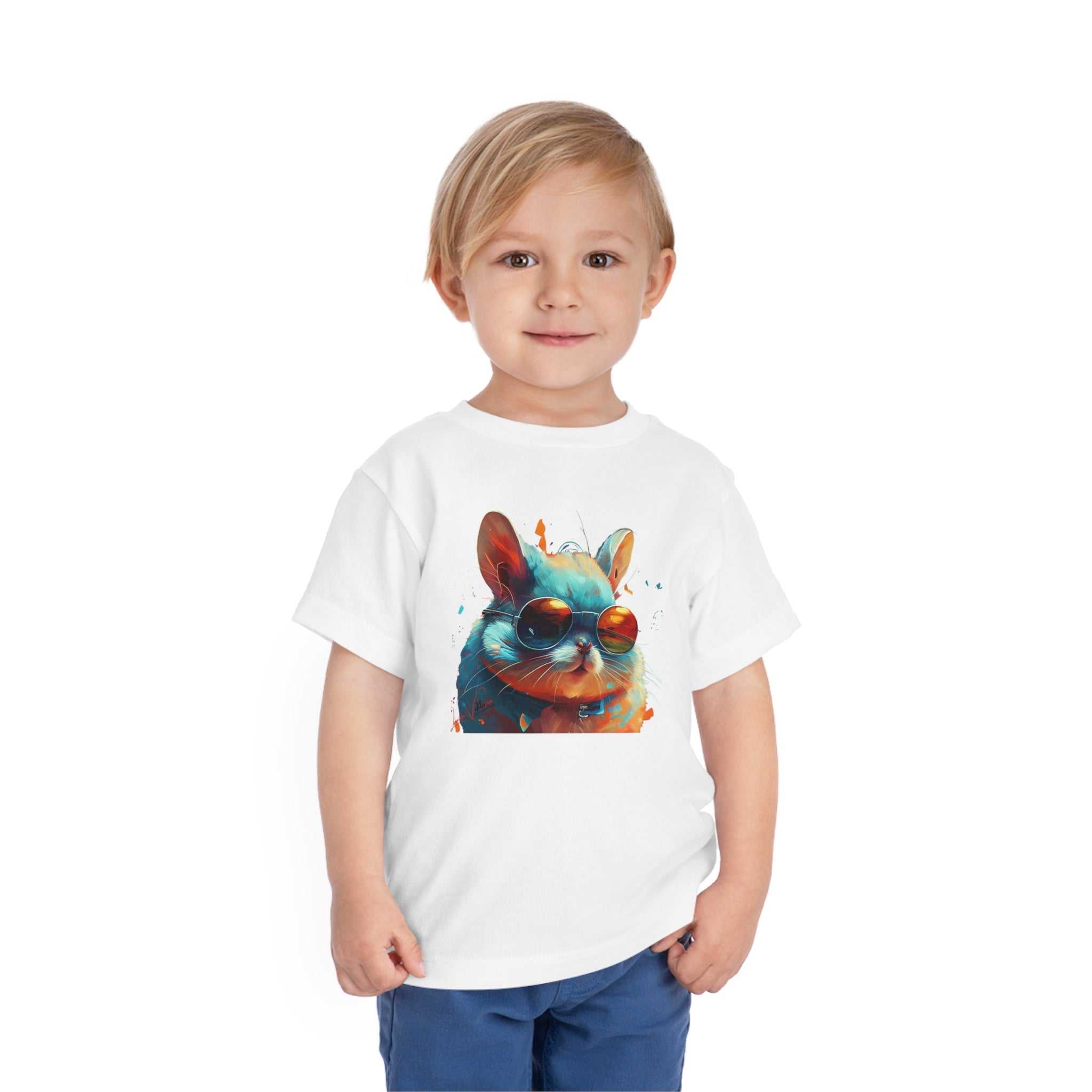 Chinchillas Lifestyle Kids Animal T-Shirt white