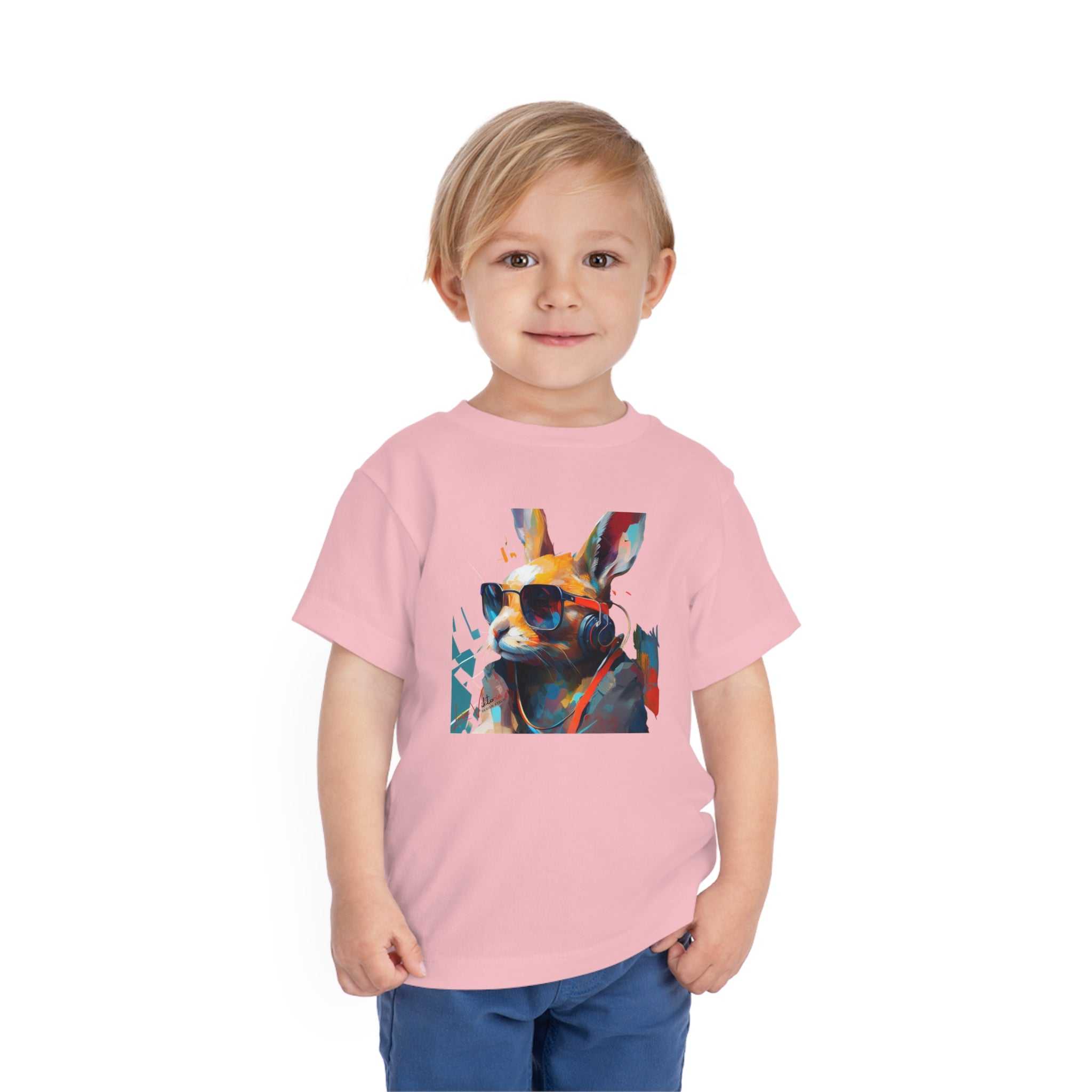 Rabbit Lifestyle Kids Animal T-Shirt red