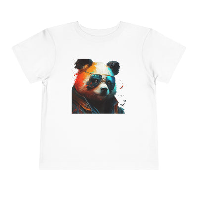 Lifestyle Kids' T-Shirt. Panda with glasses