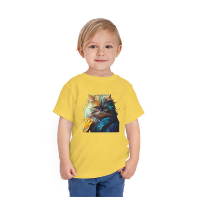 Persian cat Lifestyle Kids Animal T-Shirt yellow