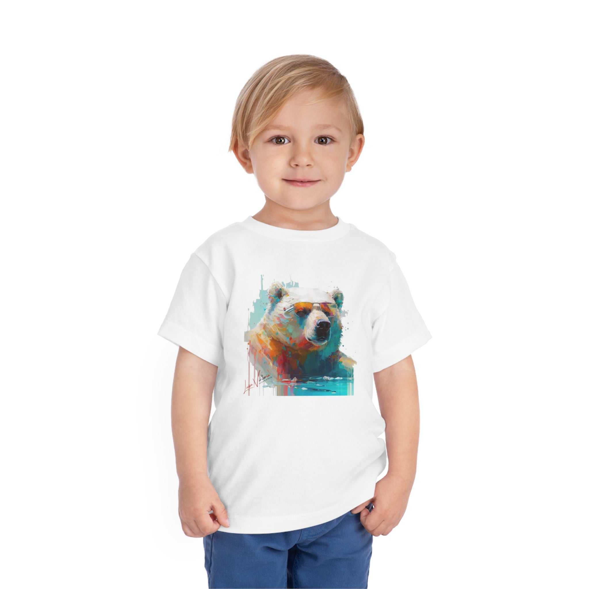 Polar bear Lifestyle Kids Animal T-Shirt white