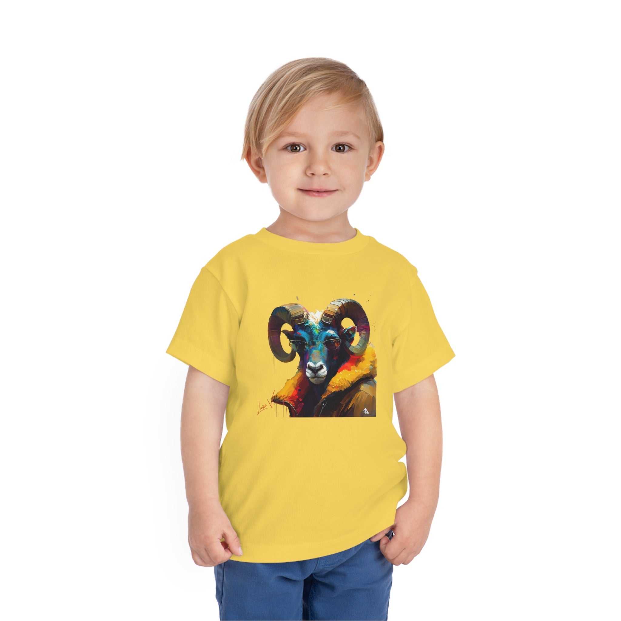 Aries Lifestyle Kids Animal T-Shirt yellow