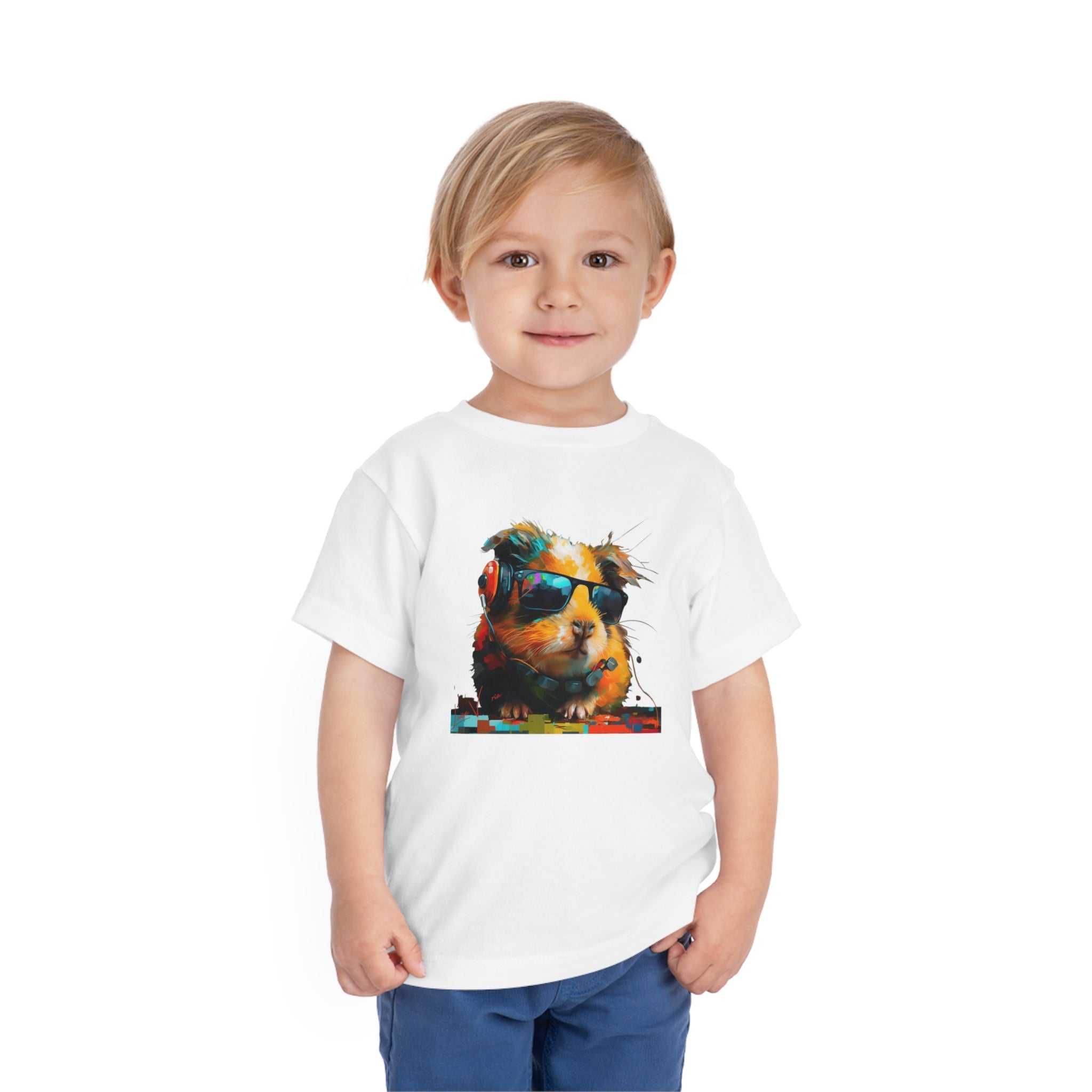 Guinea pig Lifestyle Kids Animal T-Shirt white