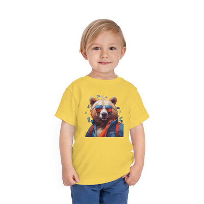 Bear Lifestyle Kids Animal T-Shirt yellow