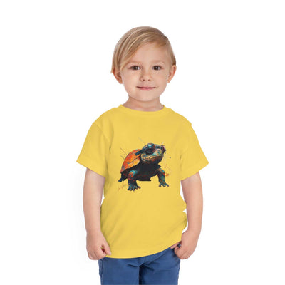 Turtle Lifestyle Kids Animal T-Shirt yellow
