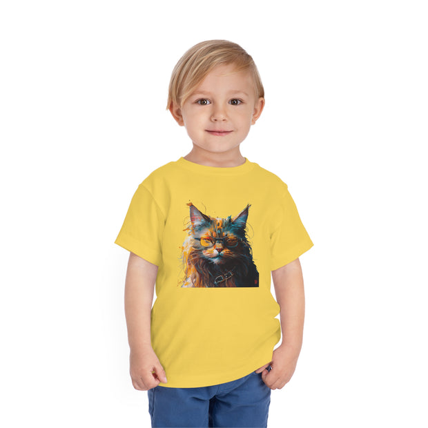 Kids' T-Shirt. Maine coon