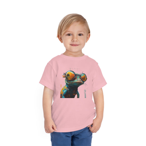 T-Shirt. Geckos with glasses