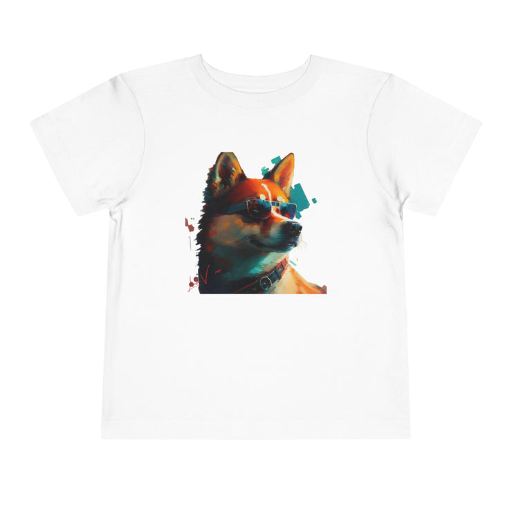 Lifestyle Kids' T-Shirt. Akita dog