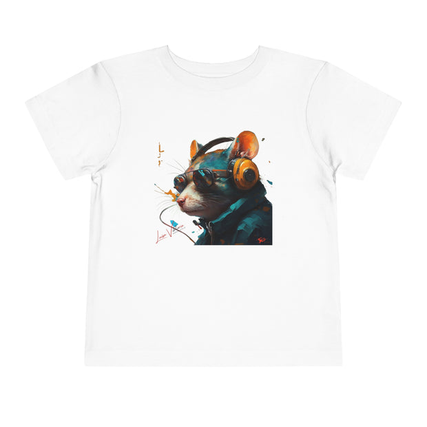  Lifestyle Kids' T-Shirt. Rat wit glasses