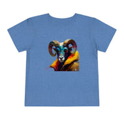 Lifestyle Kids' T-Shirt. Aries with glasses